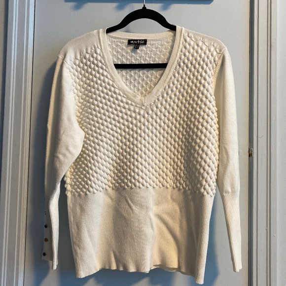 MARBLE Sweaters - Marble V-neck sweater size L, 72% viscose